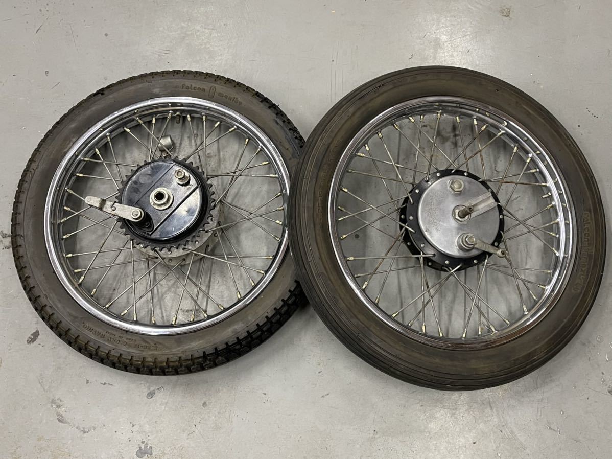 人気，高品質 ロイヤルエンフィールド アイアン ブリット 前後ホイールセット royal enfield bullet(ホイール)｜売買されたオークション情報、yahooの商品情報をアーカイブ公開 - オークファン その他