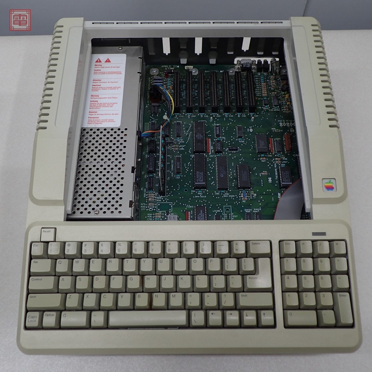 動作確認済 APPLE IIe（A2S2128）本体 + Color Composite Monitor IIe