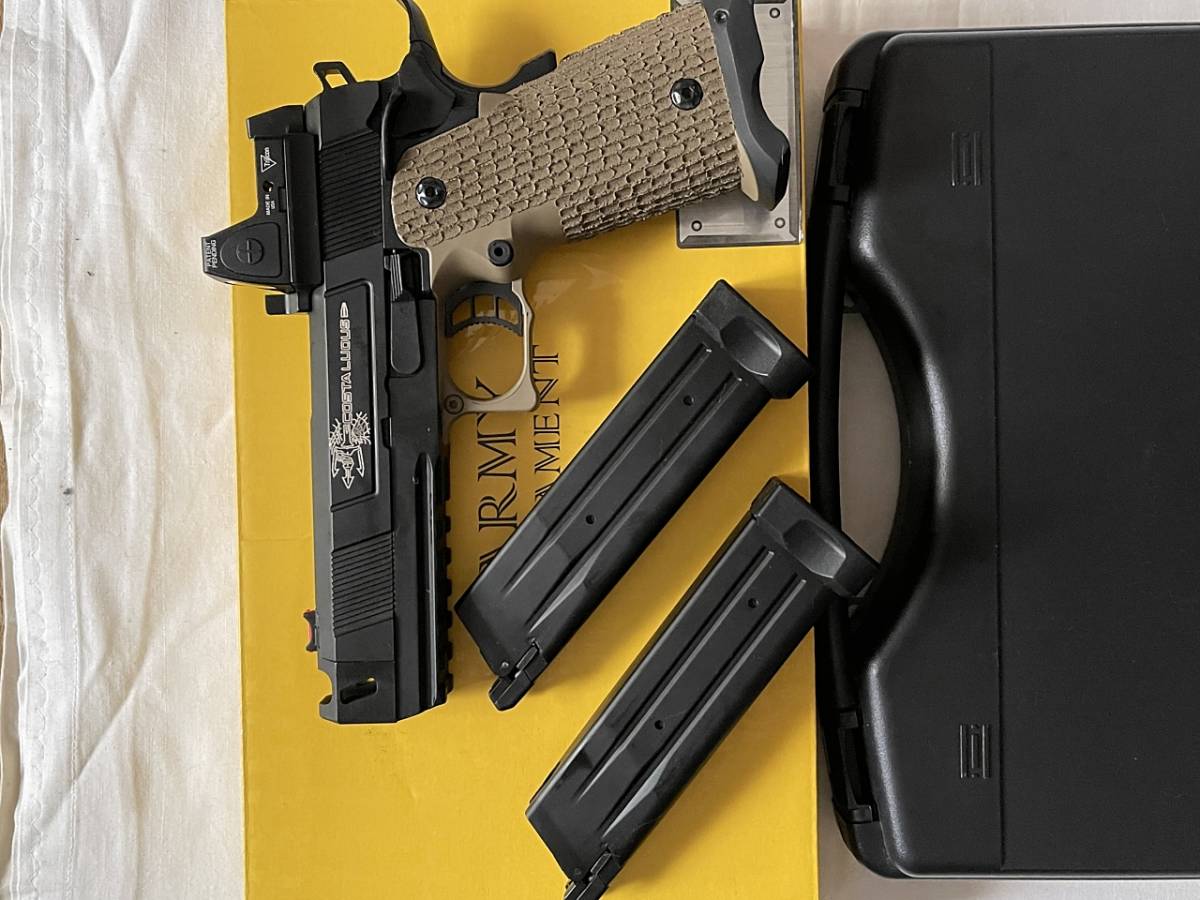 ARMY ARMAMENT R501 Costa Carry Comp マーキング入り ダットサイト付き インナーバレルPDI DA(ガスガン ...