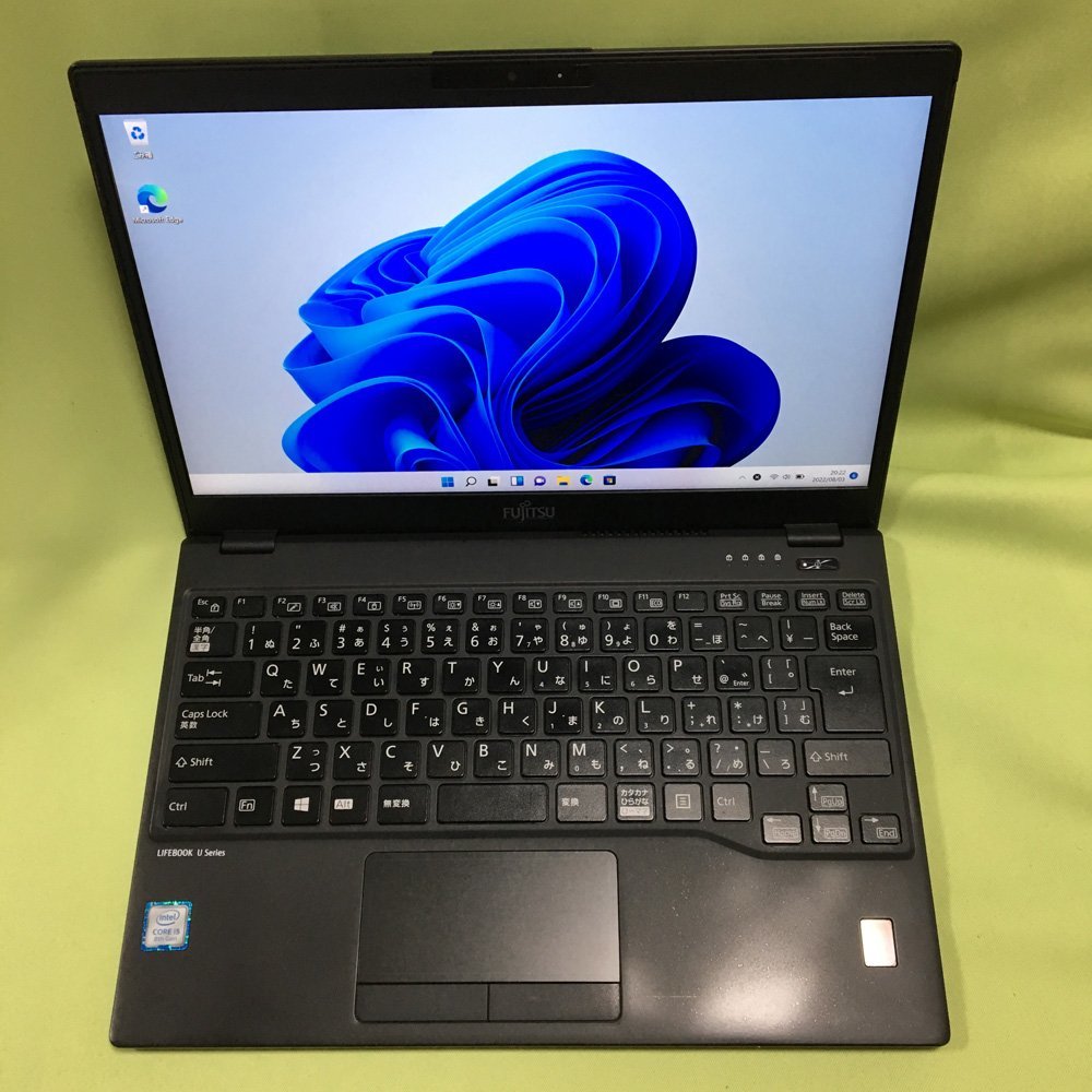 【数量限定，格安】 富士通 U939 CI5 8365U -1.6GHZ 8GB 256GB 13.3 SSD WLAN LTE対応 カメラ Windows11 Pro WPS office(13インチ～)｜売買されたオークション情報、yahooの商品情報をアーカイブ公開 - オークファン 富士通