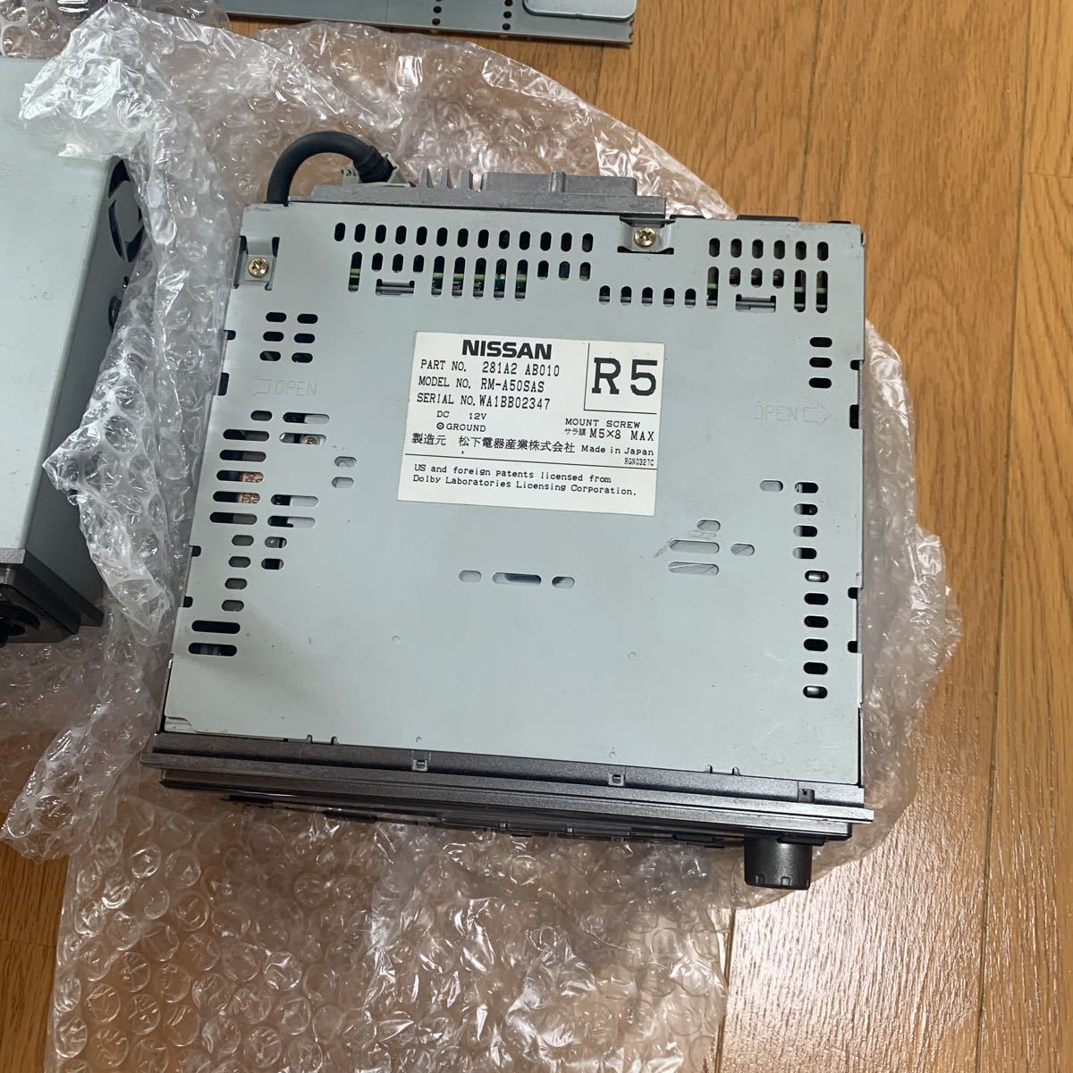 R34 スカイライン 日産純正オーディオ 1DIN BNR34 ER34 HR34 純正ナビ 