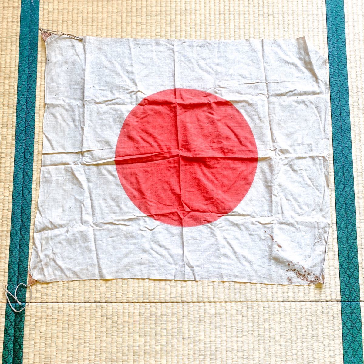 軍隊出征旗 当時物 古布正絹 出征旗 旧日本軍 Yahoo!オークション 日の丸 武運長久 寄せ書き 当時物