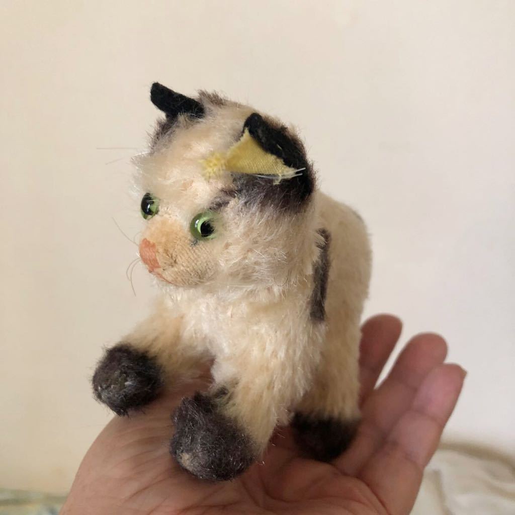 ◇ アンティーク Steiff シュタイフ 猫 cat ねこ ネ ドイツ