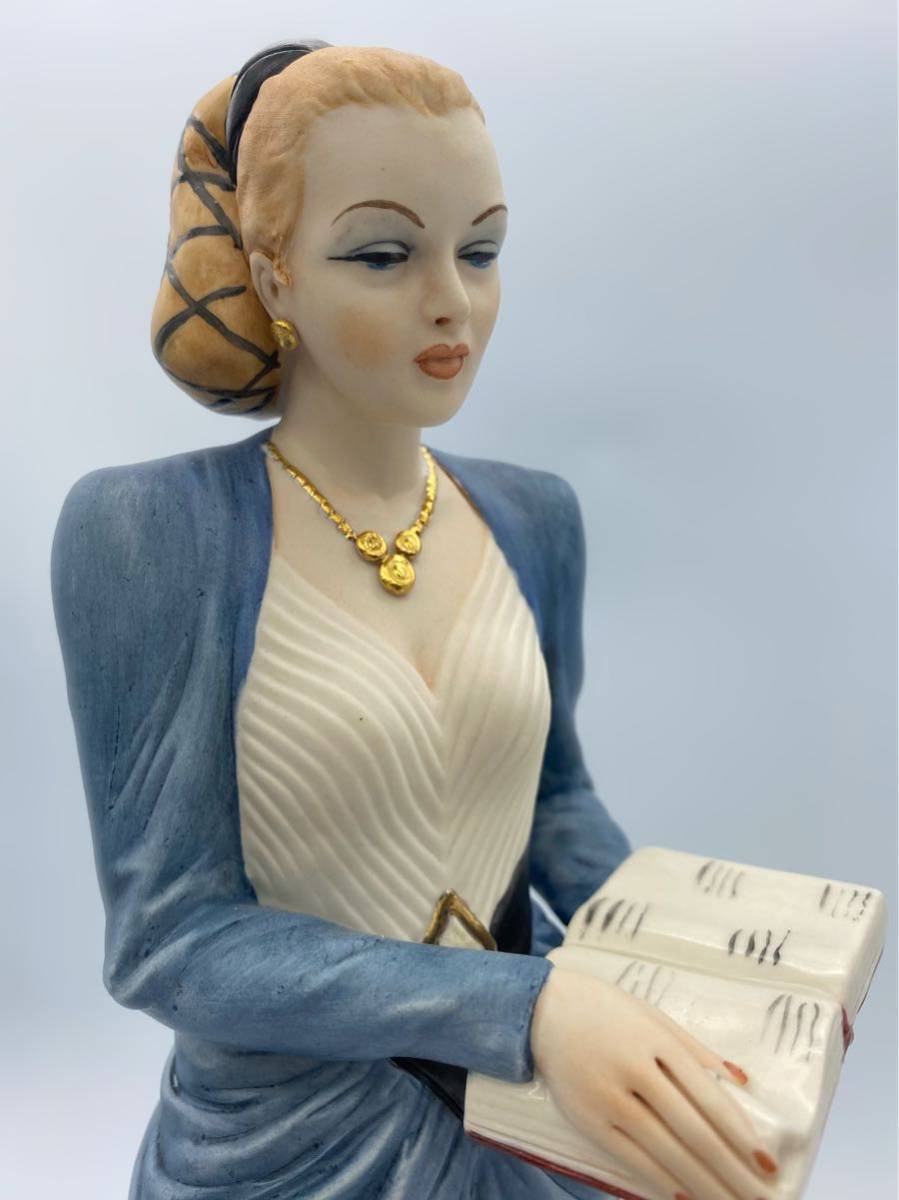 美品Capodimonte カポディモンテ製 特大フィギュア高さ 30cm幅14.5cm