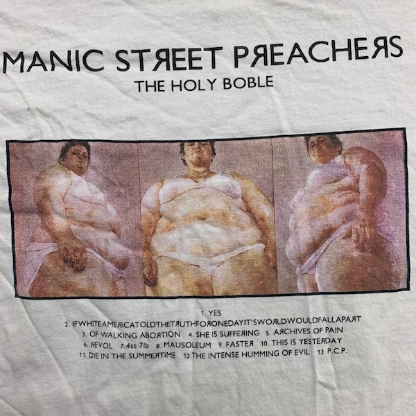 Manic Street Preachers Tシャツ ヴィンテージ ロンT フォトプリント 