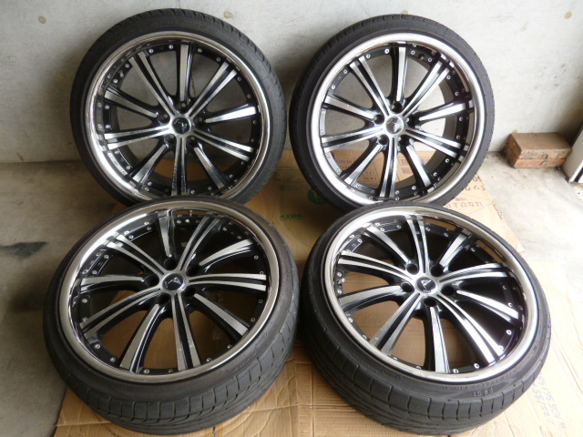 驚きの破格値，新品 深リム シュティッヒ 20&times;8.5J 9.5J 225/35R20 235/35R20 溝あり 4本セット バリ溝(ラジアルタイヤ)｜売買されたオークション情報、yahooの商品情報をアーカイブ公開 - オークファン 5穴