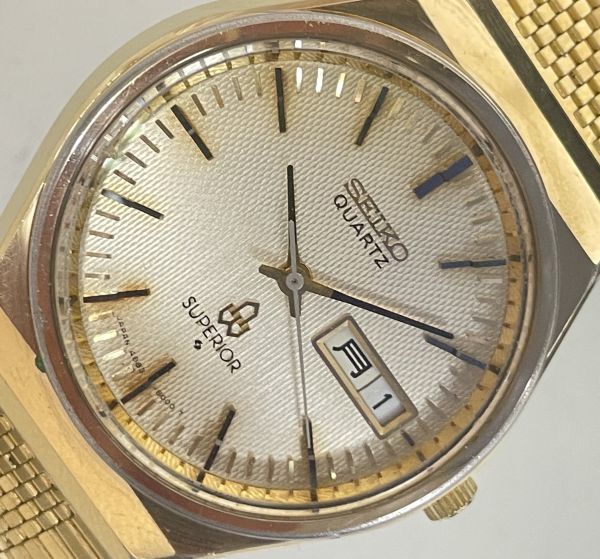 名機 セイコー スーペリア 4883-8001 1977年製 ツインクォーツ