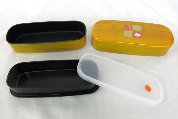 値段 激安 送料300円(税込)■ln026■弁当箱 小紋うさぎ 日本製　4点【シンオク】