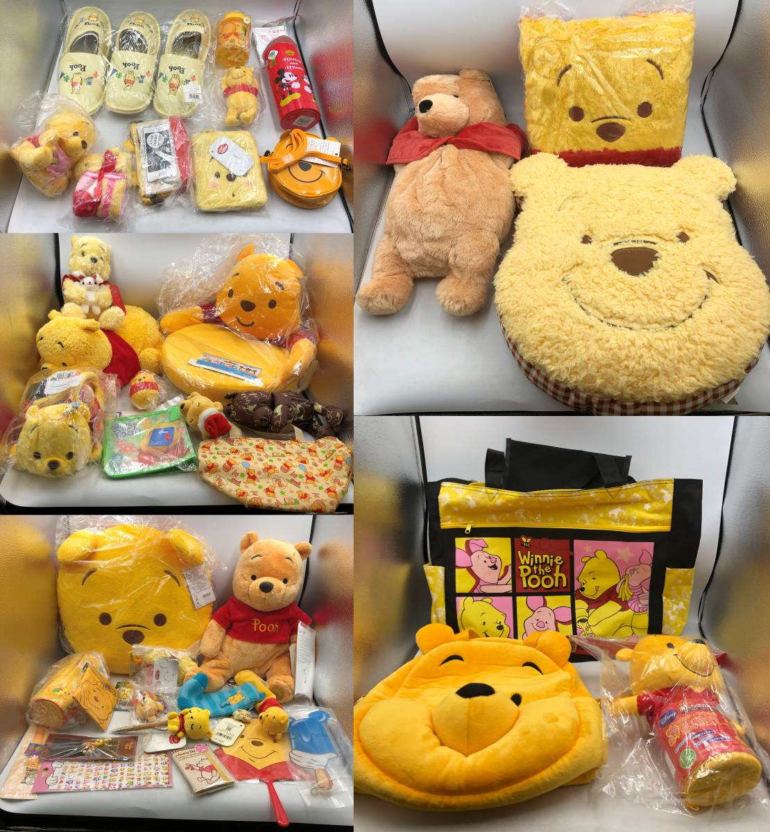 くまのプーさん グッズまとめ 大量 ぬいぐるみ クッション バッグ リュックサック 水筒 スリッパ マイバッグ 他 ディズニーストア ディズニー 売買されたオークション情報 Yahooの商品情報をアーカイブ公開 オークファン Aucfan Com