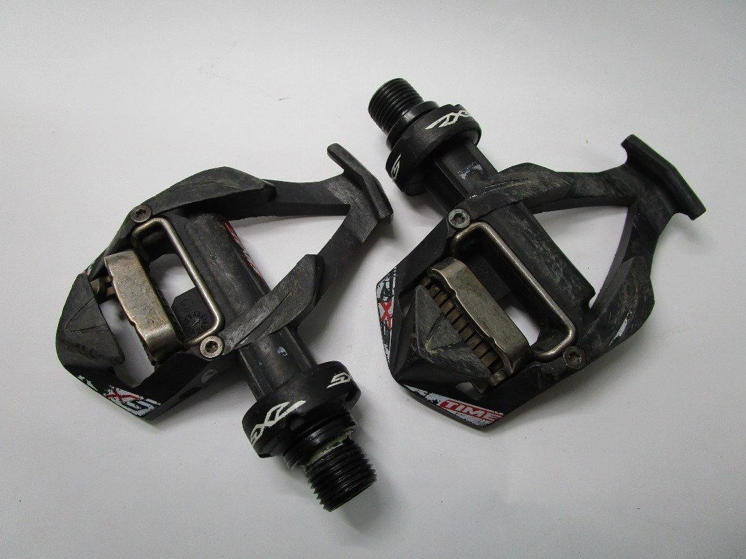 TIME タイム RXS ビンディングペダル チタンカーボン 黒 クリート付き
