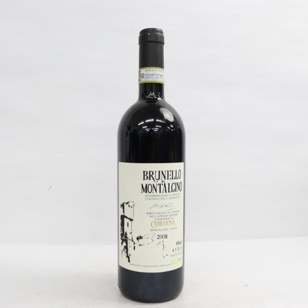 CERBAIONA（チェルバイオーナ）ブルネッロ ディ モンタルチーノ 2008 14％ 750ml F22G280019