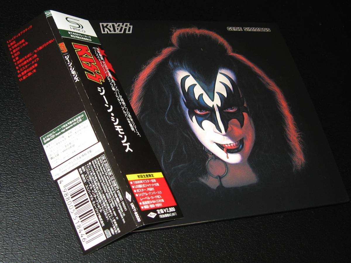 KISS ジーン・シモンズ キッス CD紙ジャケット 洋楽新着 SHM-CD再発