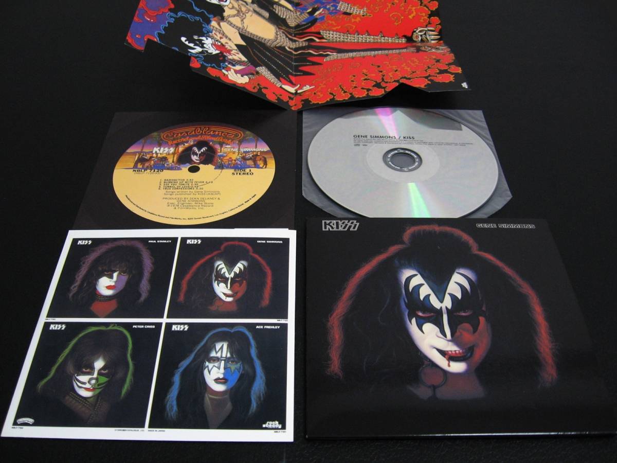 KISS ジーン・シモンズ キッス CD紙ジャケット 洋楽新着 SHM-CD再発