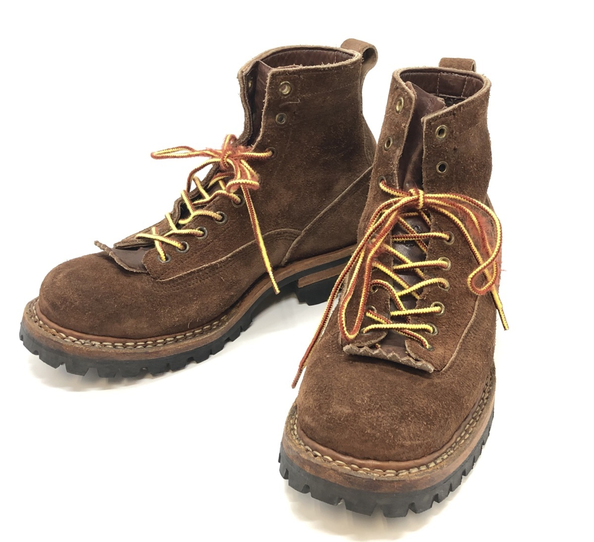 お得，爆買い WHITE&rsquo;S BOOTS/ホワイツブーツ SMOKE JUMPER/スモークジャンパー サイズ不明 ブラウン 茶 ブーツ 備考有 良品 76-0314-E1(ホワイツブーツ)｜売買されたオークション情報、yahooの商品情報をアーカイ ホワイツブーツ