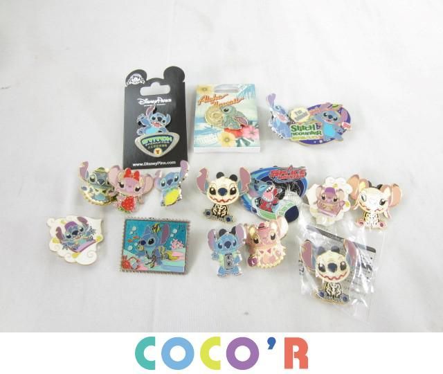 同梱可】中古品 ディズニー スティッチ ピンバッジ スペースマウンテン