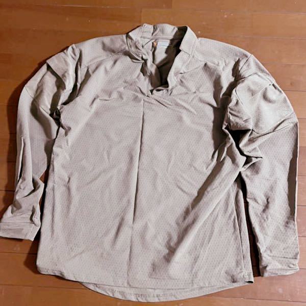 実物Velocity Systems製BOSS Rugby Long Sleeve コヨーテブラウン