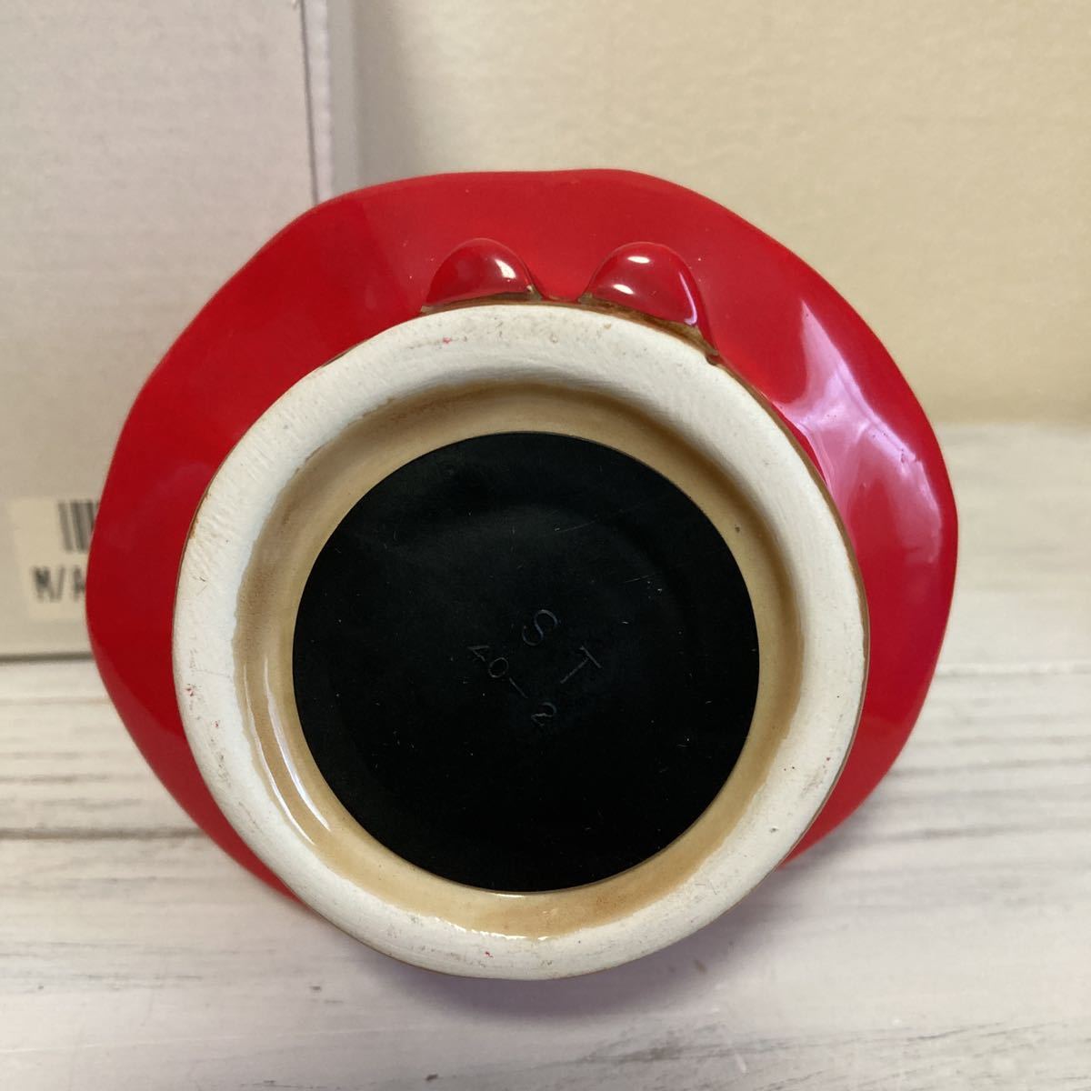 サンリオ レトロ マロンクリーム 陶器製貯金箱 未使用品 レア(サンリオ