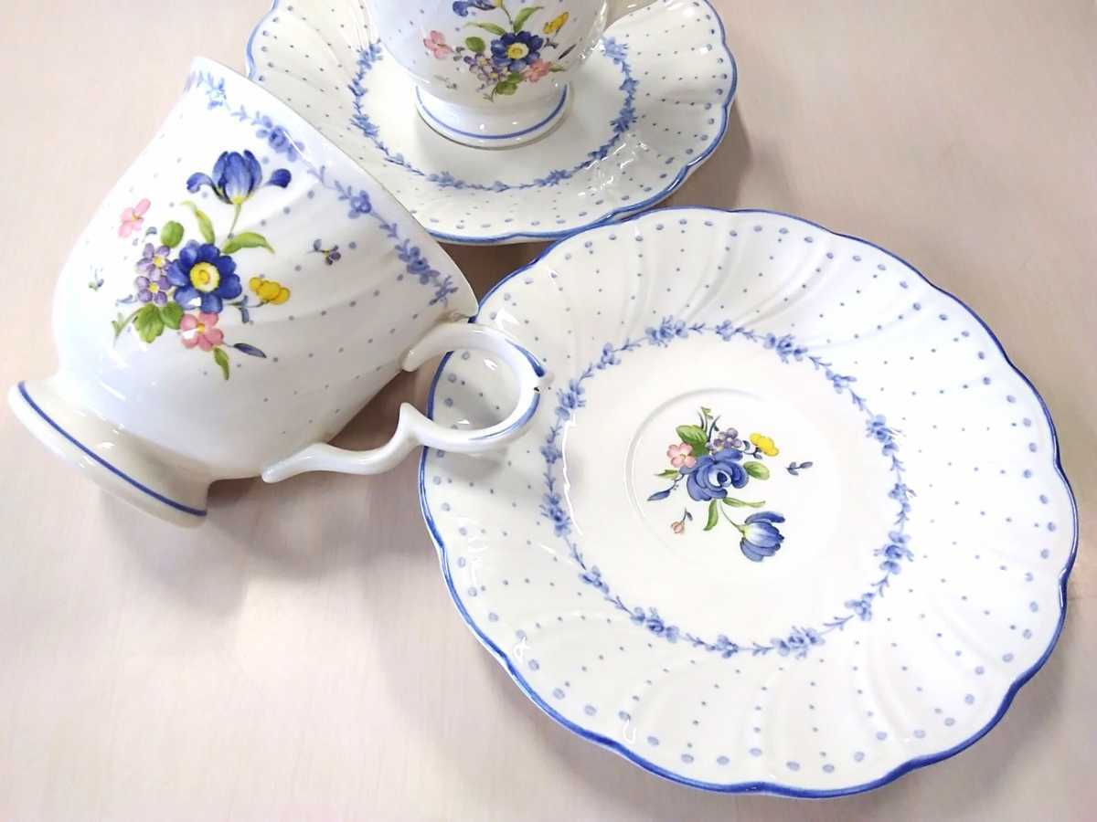 NIKKO ピオニール ティーセット 茶器 カップ&ソーサー ケーキ皿 