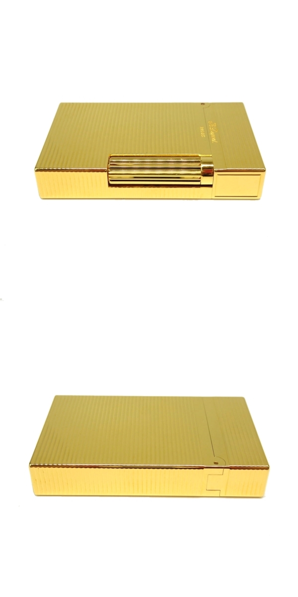 ☆X1593 美品!! 着火OK デュポン モンパルナス ライン2 ガスライター 