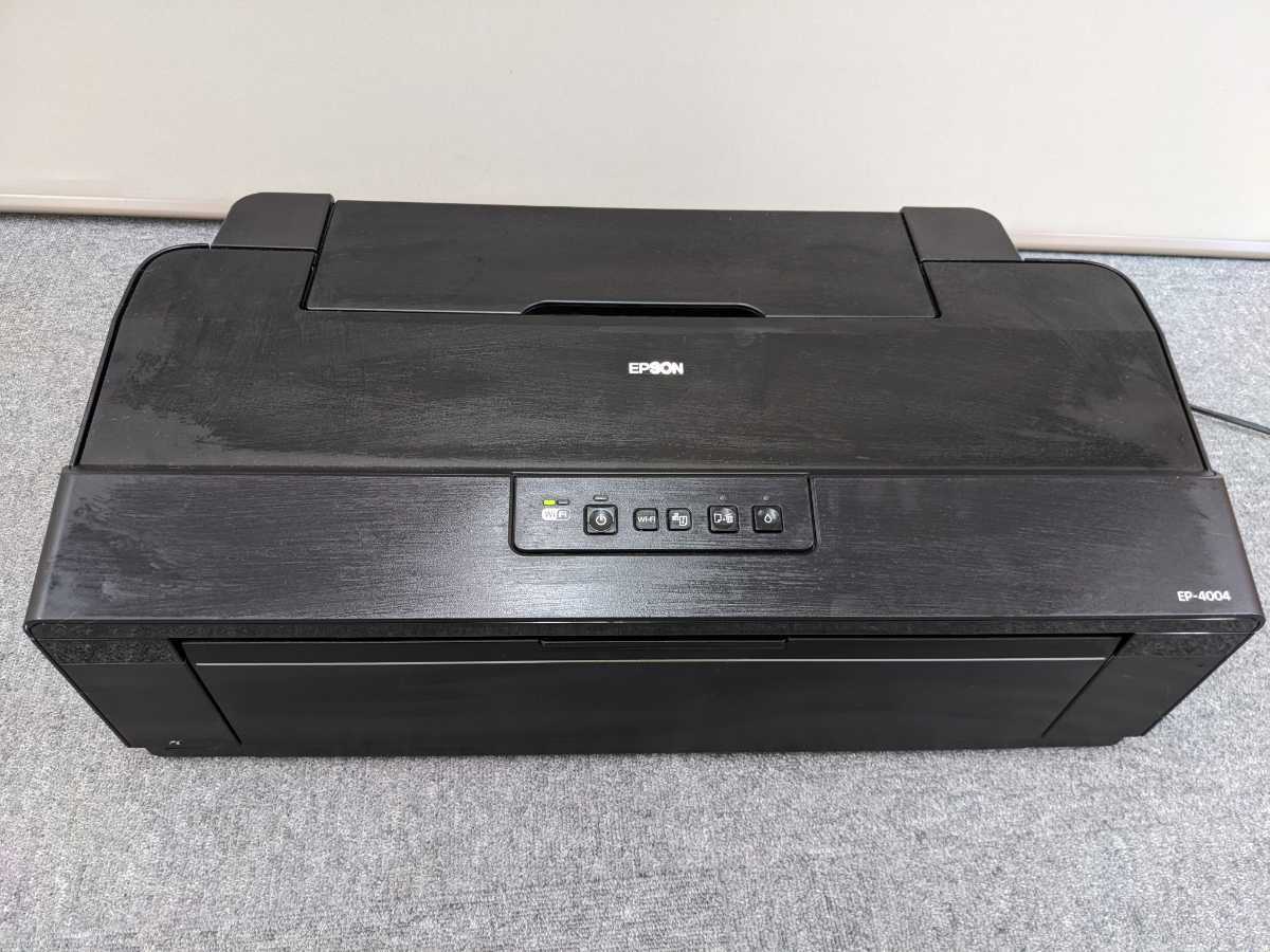EPSON型番EP-4004 プリンター動作未確認 通電未確認 現状品 写真が