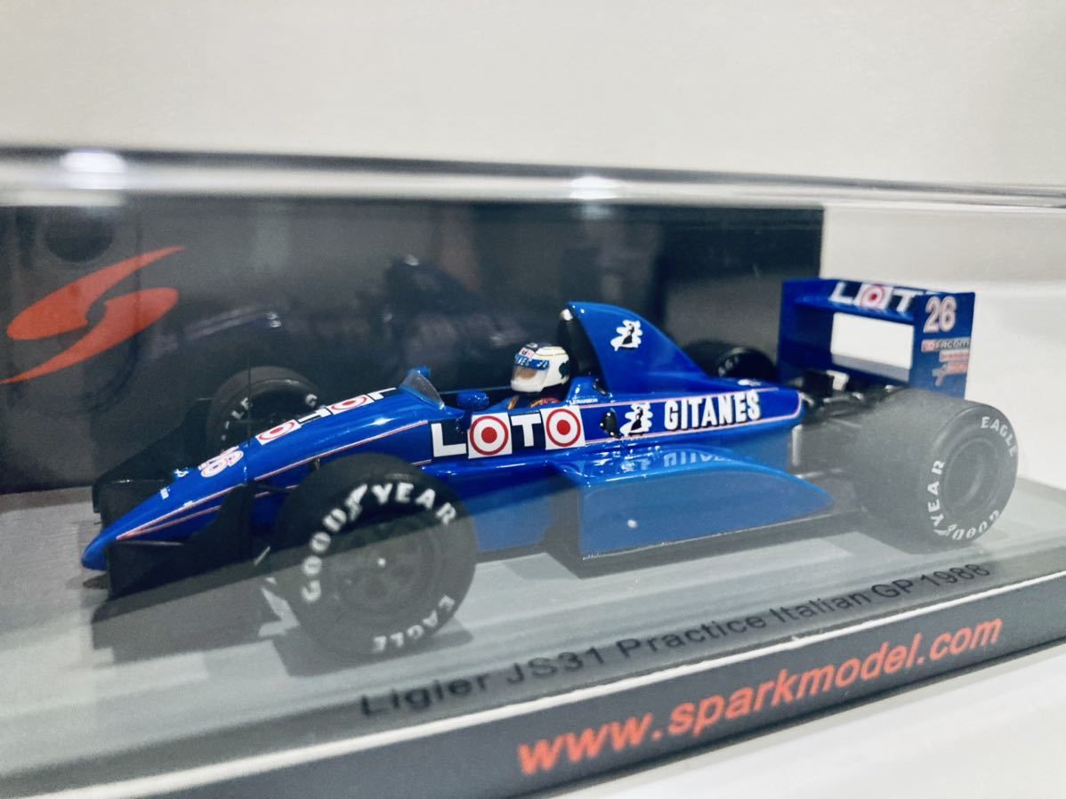 1円～ スパーク 1/43 Ligier JS39 6th Australian GP 1993 ＃25