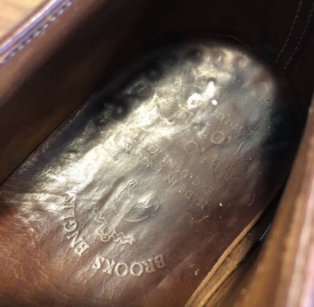 80's 旧工場 エドワードグリーン ブルックスブラザーズ パンチドキャップトゥ バークレー ジョンロブ クロケット＆ジョーンズ オールデン 旧工場製 エドワードグリーン - 50s～60s旧エドワードグリーン製 Yahoo!オークション 別注