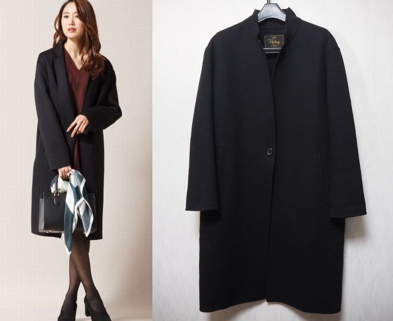 定価14万円 高橋リタ 23区 R COLOMBO カシミヤ リバーコート 36 定価14万円 高橋リタ 23区 R COLOMBO カシミヤ リバーコート 36