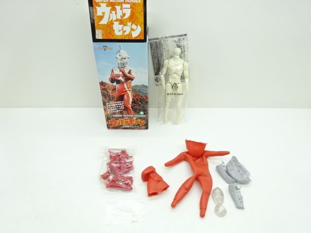 30YK○スーパーアクションヒーローズ ウルトラセブン 未塗装組み立て