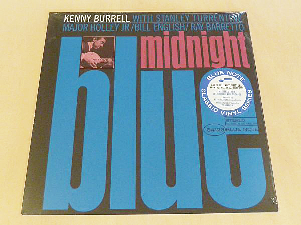 未開封 ケニー・バレル Midnight Blue 限定復刻180g重量盤LP Kenny Burrell ミッドナイト・ブルー Blue Note Classic Vinyl Series