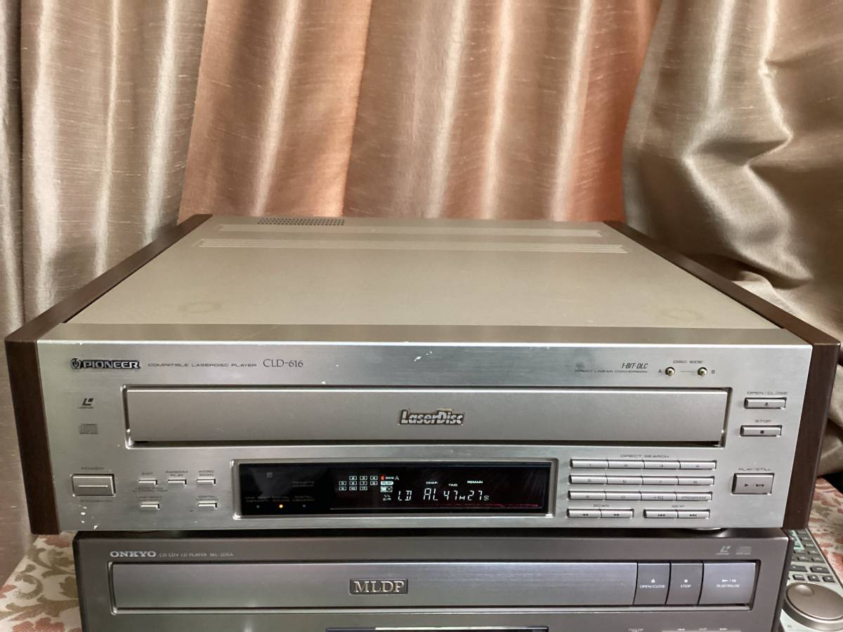 在庫放出！PIONEER CLD-616 LD/CD再生出来ますが訳有りの為ジャンク品