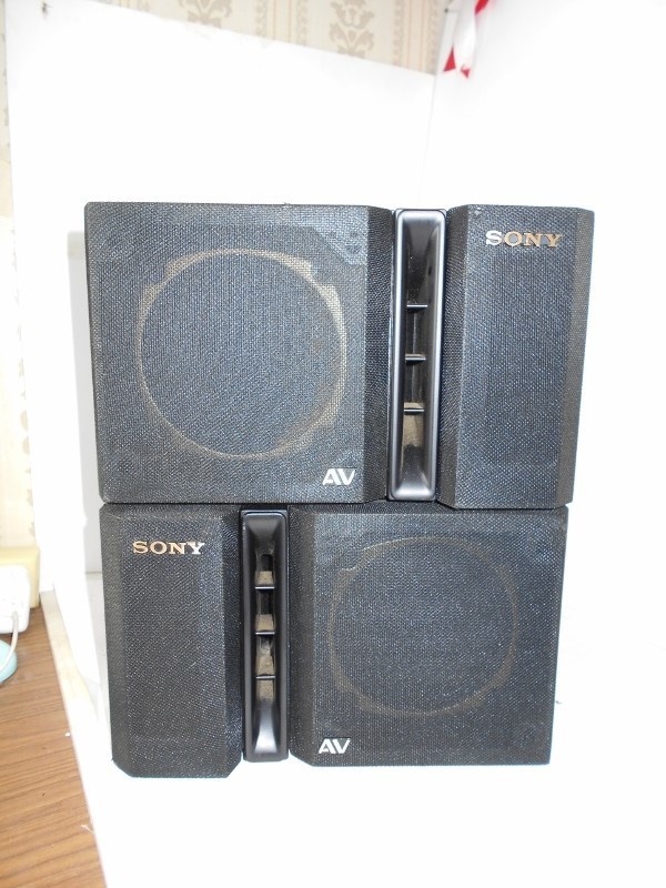 中古 名機 ソニー 小型 AVスピーカー SONY SS-505AV 12cm 2WAY 6Ω 50