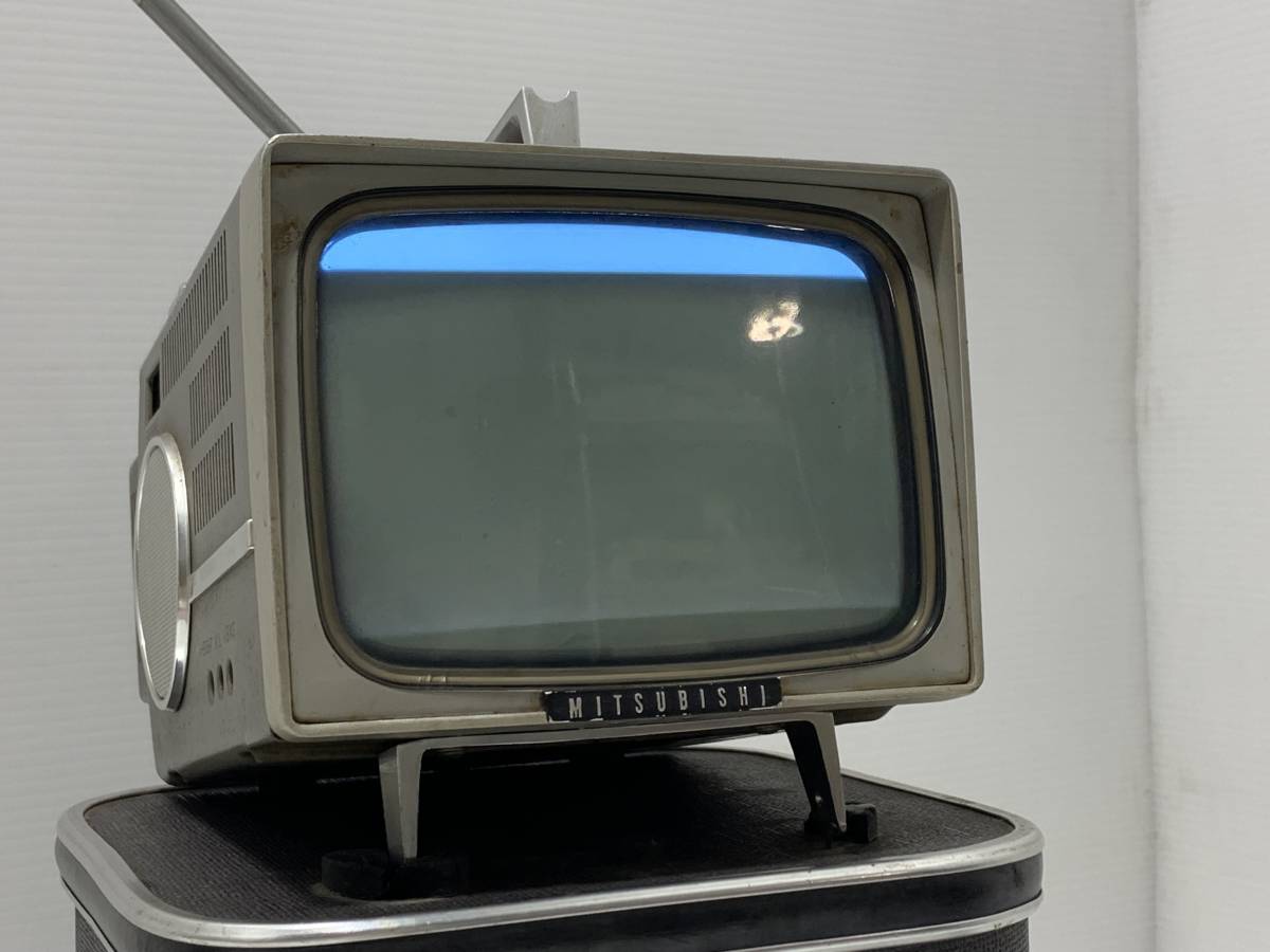 2006☆レトロ 三菱テレビ MITSUBISHI 6P-126 ブラウン管テレビ ミニ 