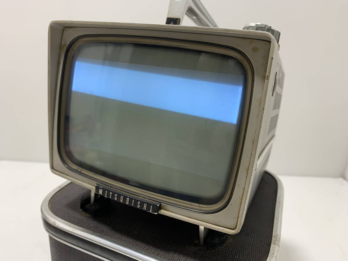 2006☆レトロ 三菱テレビ MITSUBISHI 6P-126 ブラウン管テレビ ミニ 