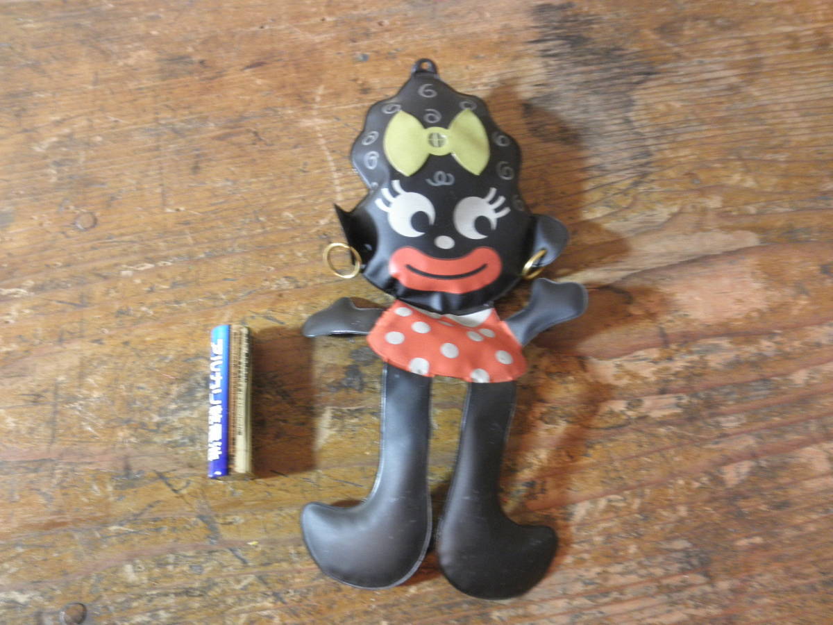 昭和レトロ 資料に 古い クロンボちゃん 空気ビニール人形 黒んぼ 空ビ 