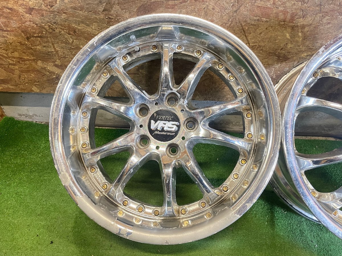 MANARAY VERTEC VR-5 17×7J 114.3-5穴 +38 4本 MANARAY VERTEC VR-5 17×7J 114.3-5穴 +38 4本
