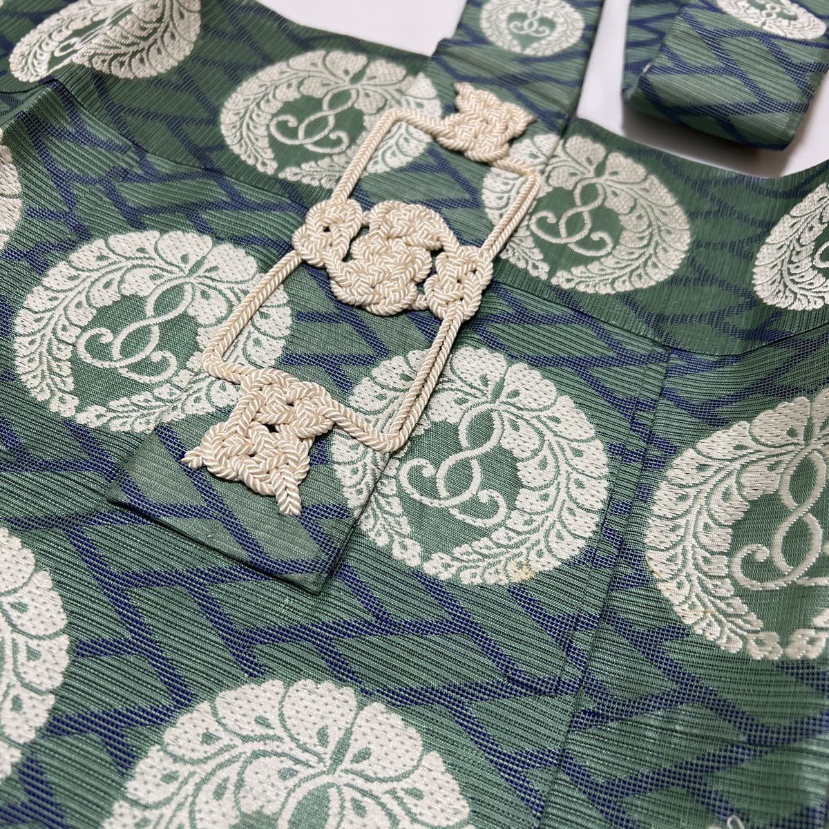 法衣 直綴 帽子付き 川勝法衣点 テトロン素材 装束 仏具（金襴五条袈裟  