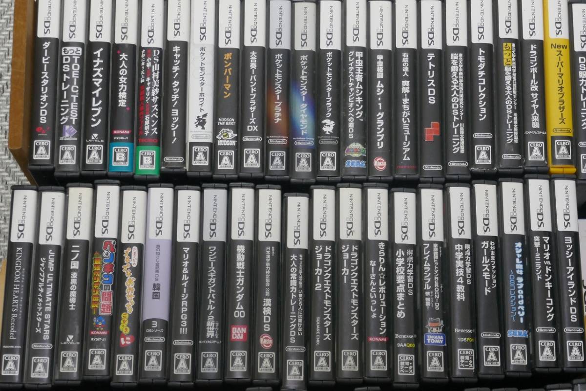 ◇ニンテンドーDSソフト まとめて78本セット /ジャンク 動作未確認