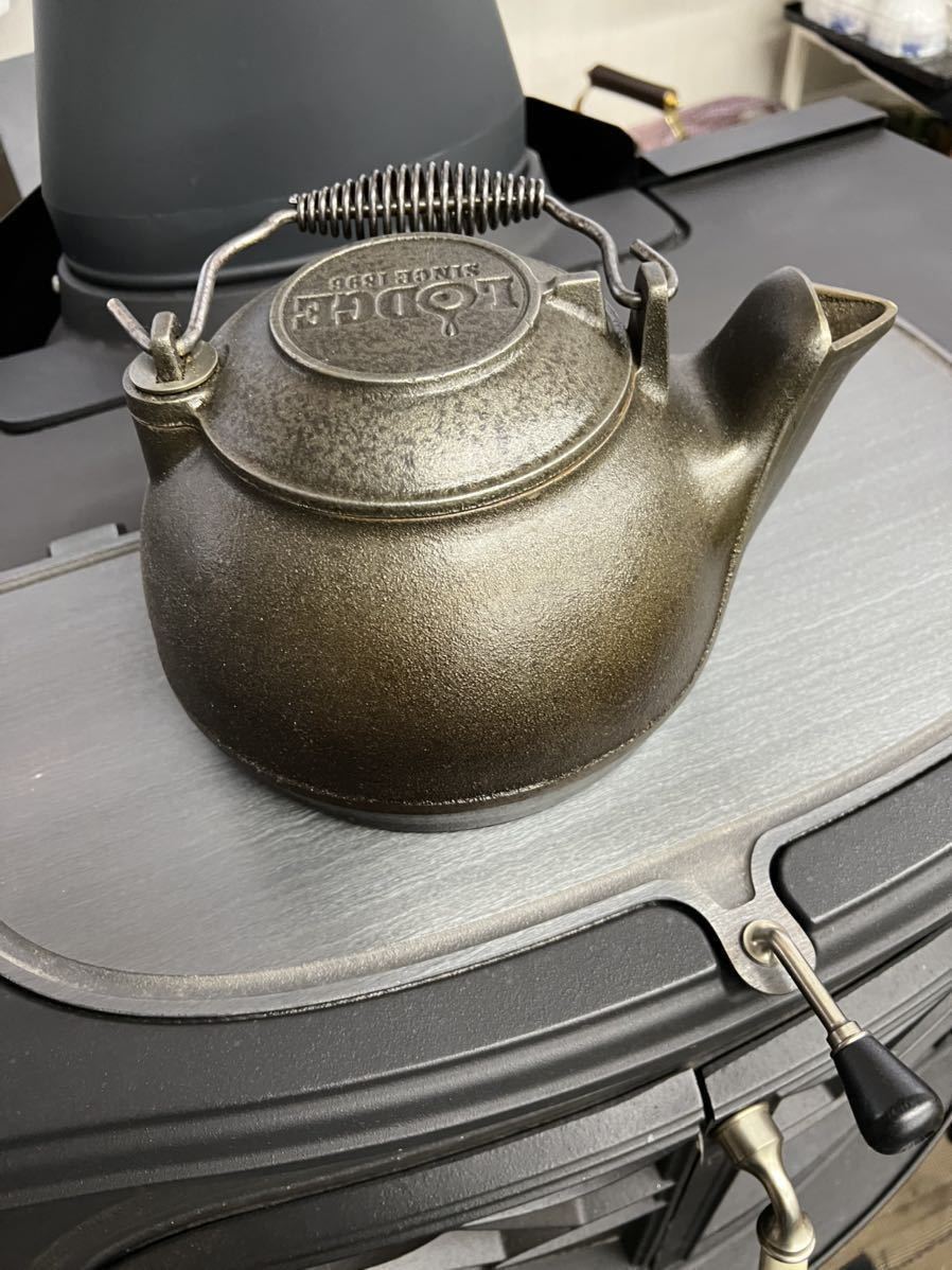 ケトル ロッヂ 鋳鉄製(生産終了製品) 希少 □LODGE□鋳鉄製ケトル