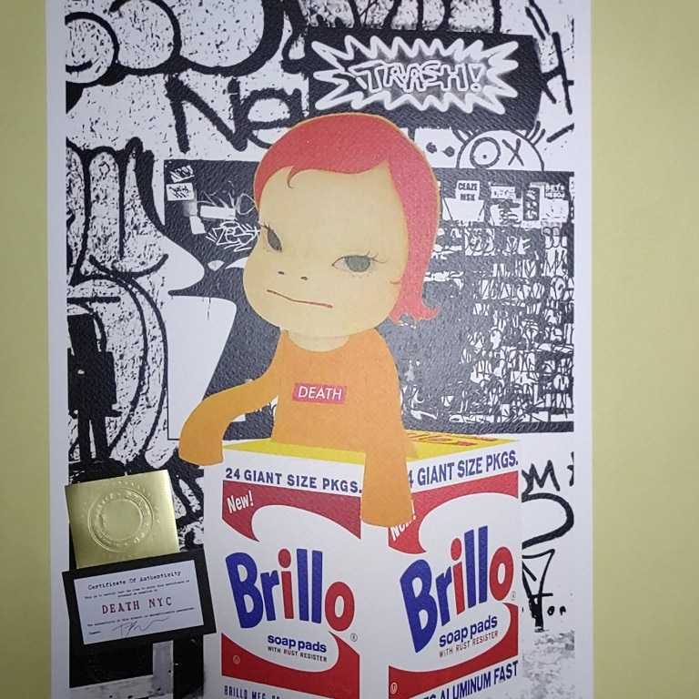 DEATH NYC 世界限定100枚アートポスター 奈良美智 アンディウォーホル DEATH NYC 世界限定100枚アートポスター 奈良美智 アンディウォーホル