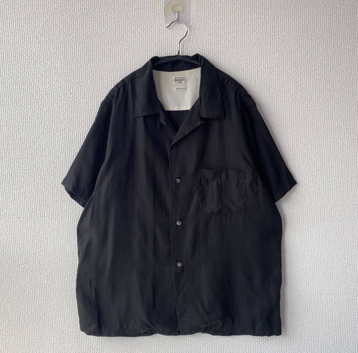 TOWN CRAFT オープンカラー テンセル 半袖 シャツ L ペニーズ レーヨン