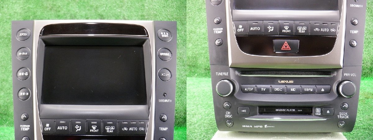 レクサス GS450 GWS191 純正HDDナビ マルチモニターユニット