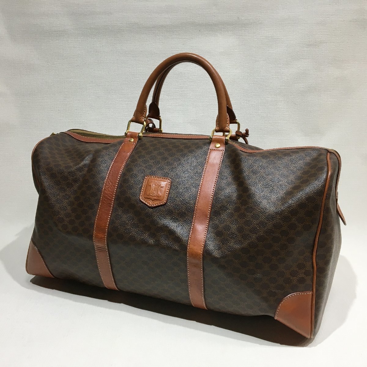 マカダム柄 セリーヌ CELINE ボストンバッグ トリオンフ ミニボストン 