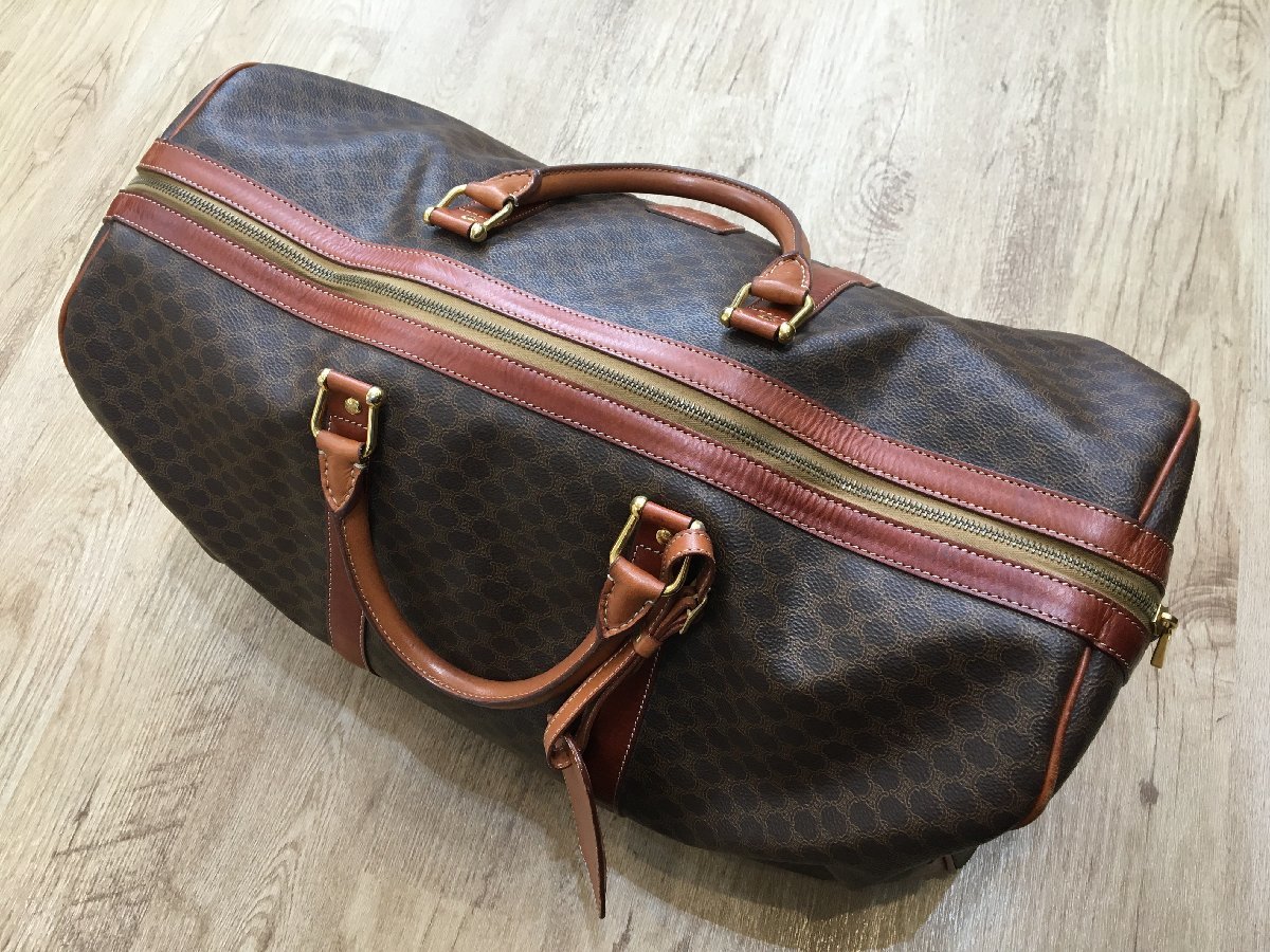 マカダム柄 セリーヌ CELINE ボストンバッグ トリオンフ ミニボストン 