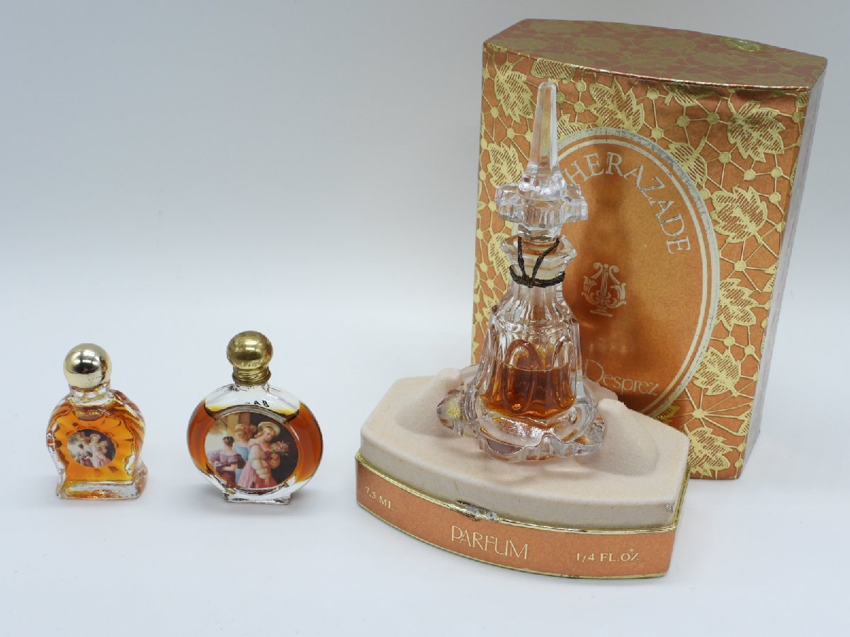 ■【YS-1】 香水 3点セット ■ JEAN DESPREZ ジャン デプレ ■ バラベルサイユ パルファム 2.4ml 4ml シェラザ—ド パルファム 7.5ml ■E