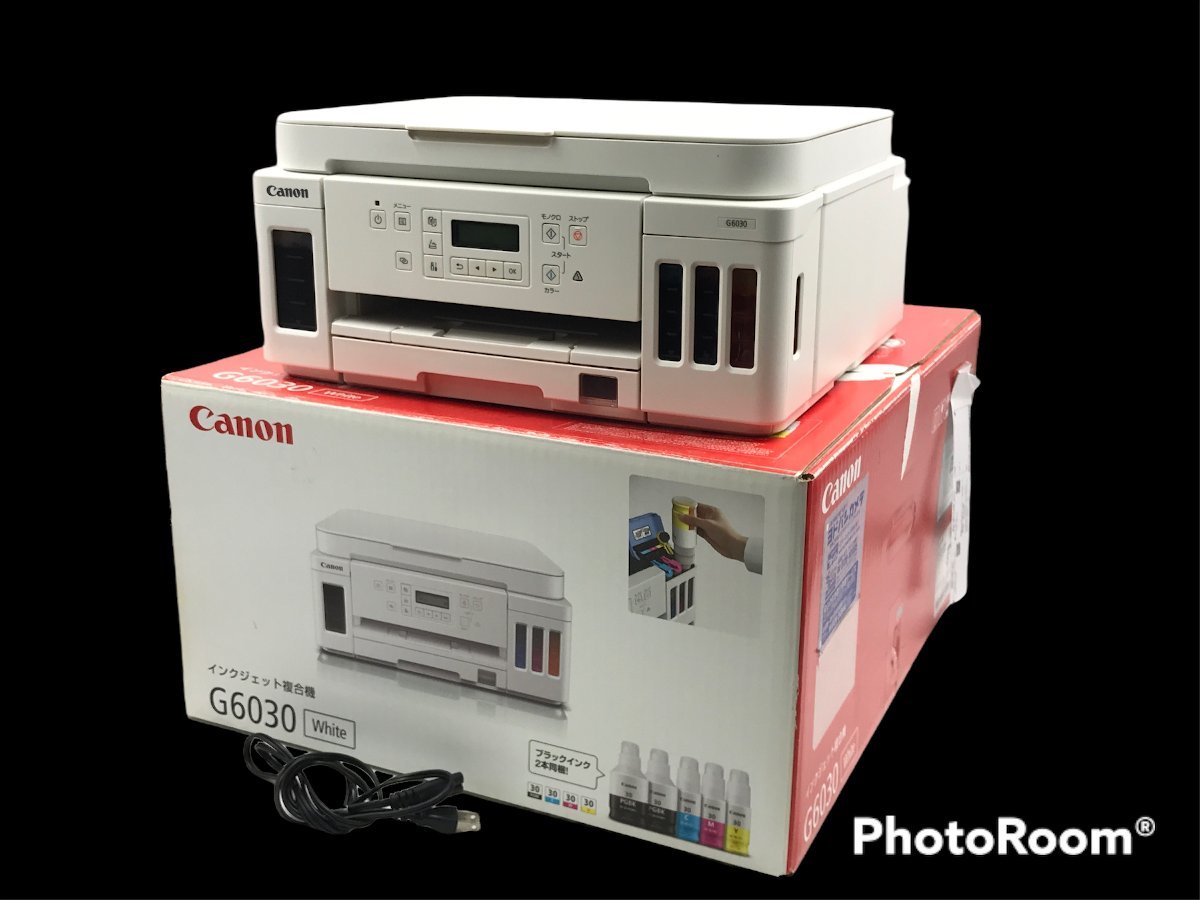 Canon キャノン G6030WH ホワイト インクジェット複合機 形式 