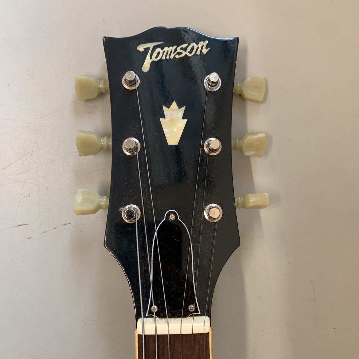 Tomson トムソン エレキギター ブラック 黒 ソフトケース 弦楽器 楽器