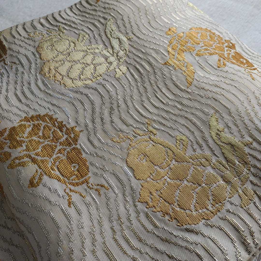 龍村平蔵 本袋帯 荒磯錦 中古現状品 礼装 留袖 訪問着 袋帯 【公式通販】