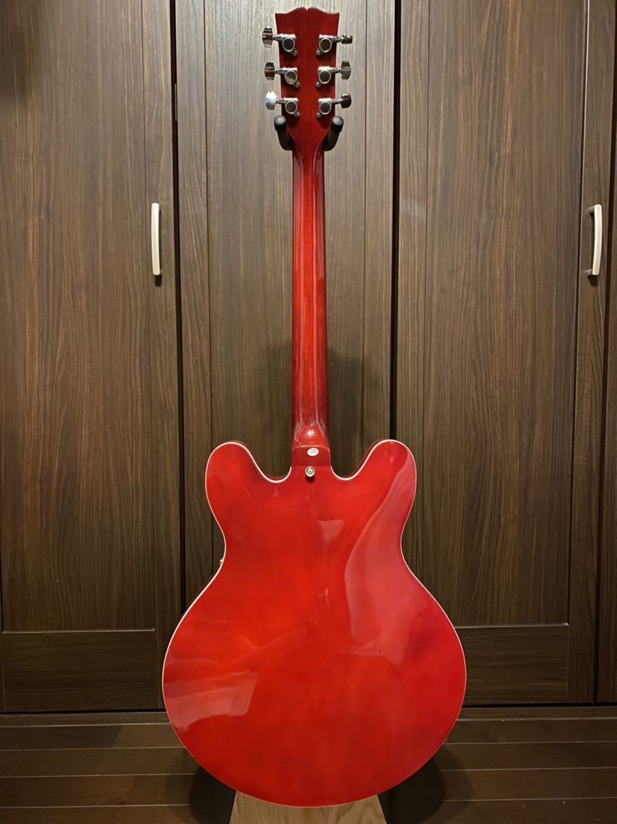 美品 Tony Smith ES-335タイプ セミアコ エレキギター 弦は新品｜Yahoo
