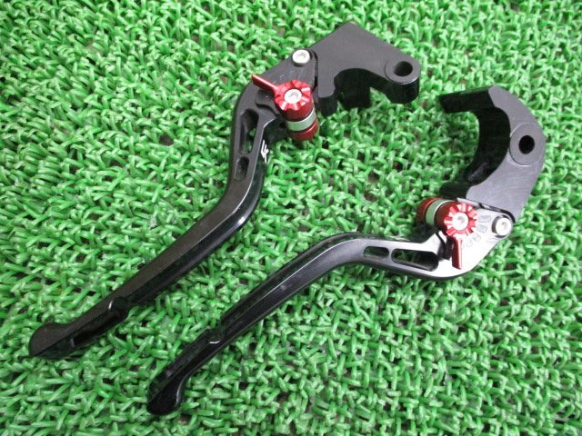 U-KANAYA製CBR1000RR レバー 左右 社外 中古 バイク 部品 SC59 アルミアジャスタブルレバー コンディション良好 曲がり無し 品薄 希少品