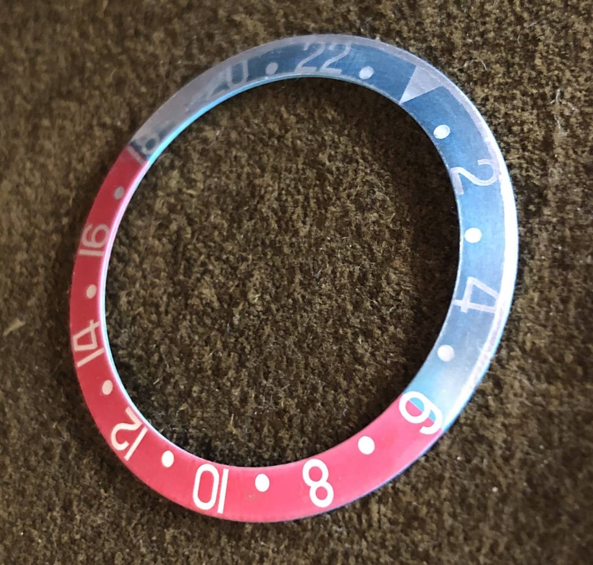 ROLEX 純正品 GMTマスター インサート ベゼルディスク 1675/16750 